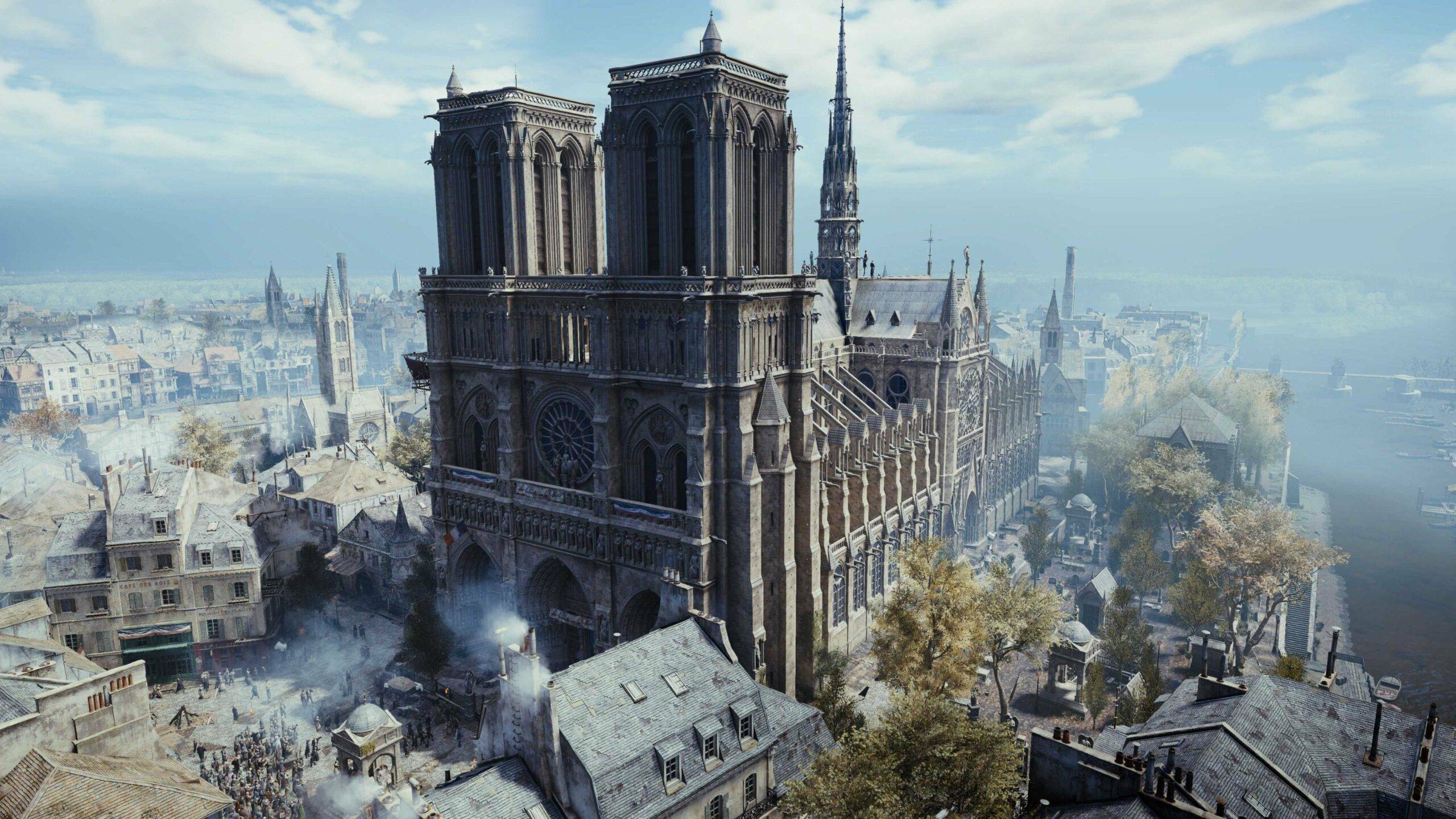 La cathédrale de Notre-Dame dans Assassin’s Creed Unity. © Ubisoft