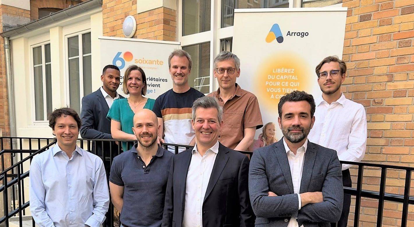 L'équipe d'Arrago, qui vient de lever 55 M€ en seed.