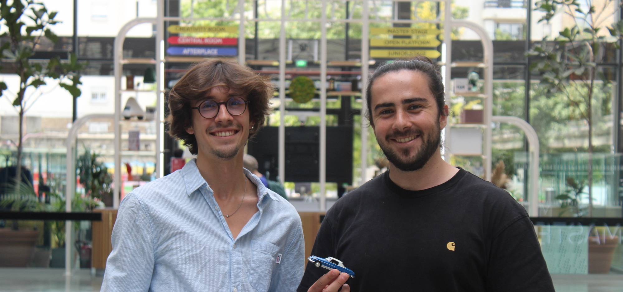 Oscar Bourgeois et Raphaël Toledano, cofondateurs de Cartage