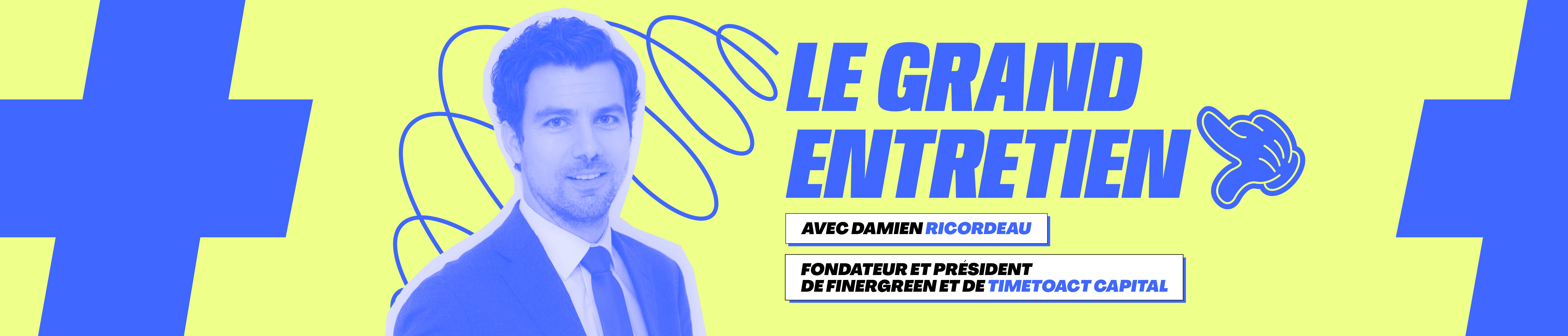 Damien Ricordeau, fondateur de TimeToAct Capital