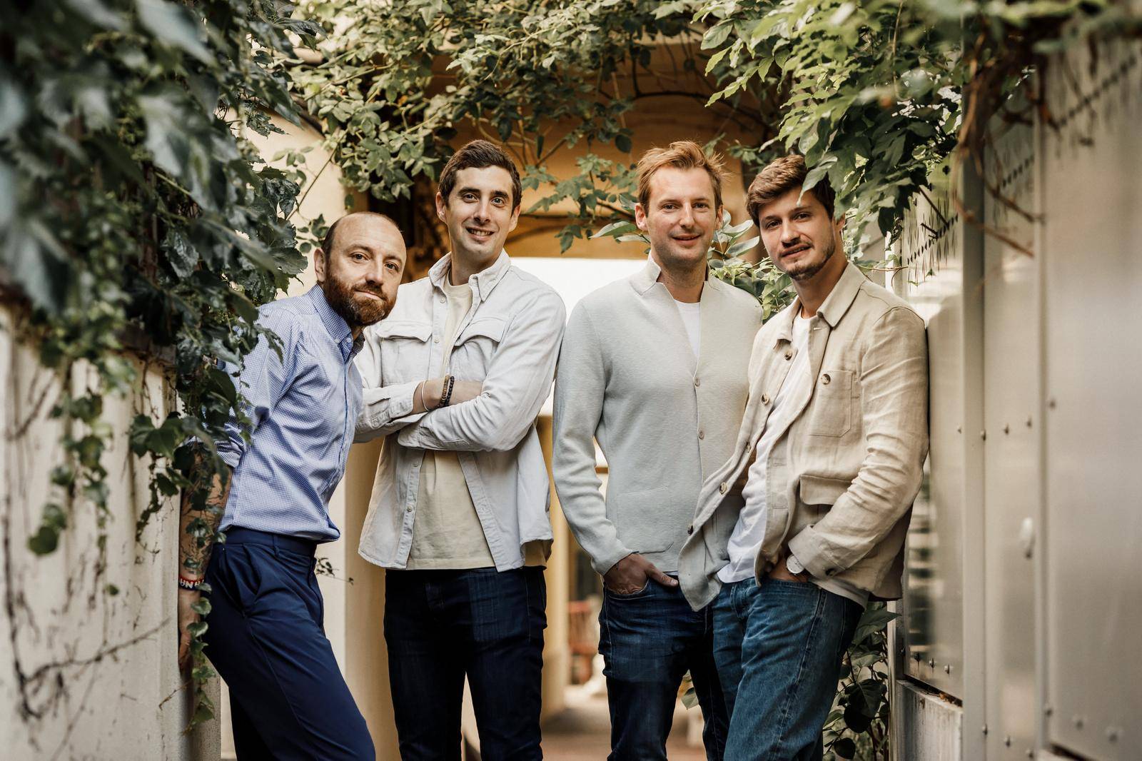 Jocelyn Kerbourc’h, Lucas Patricot, Aymeric Déchin et Nicolas Viant, les fondateurs de Faume.