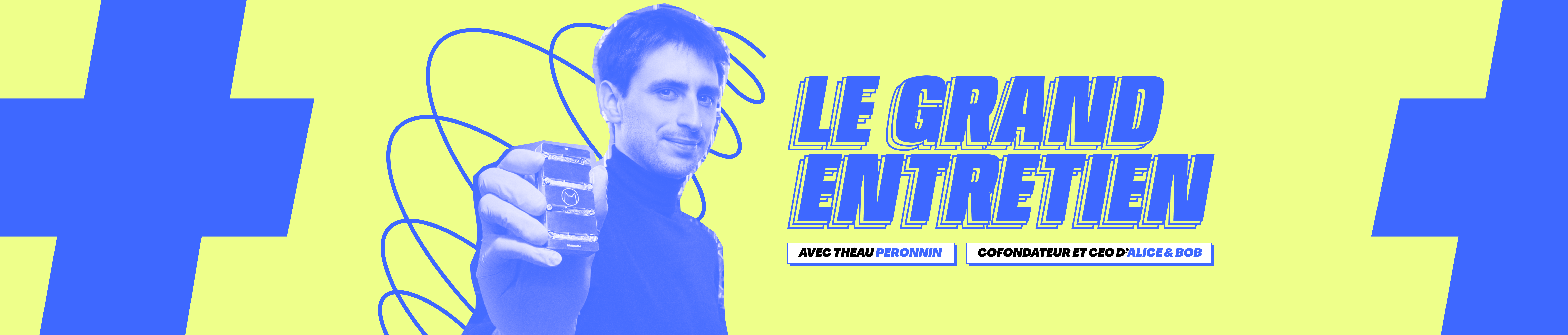 Théau Peronnin, le CEO et cofondateur d'Alice & Bob.
