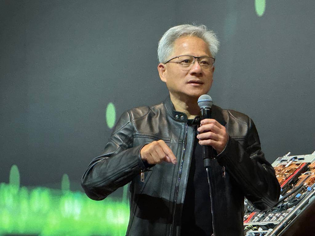 Jensen Huang, le patron de Nvidia, à Taipei dans le cadre du Computex.
