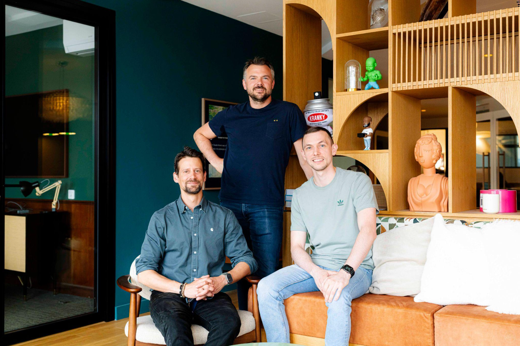 Kevin Granger, Sylvain Utard et Yannick Utard, les fondateurs d’Altertable.