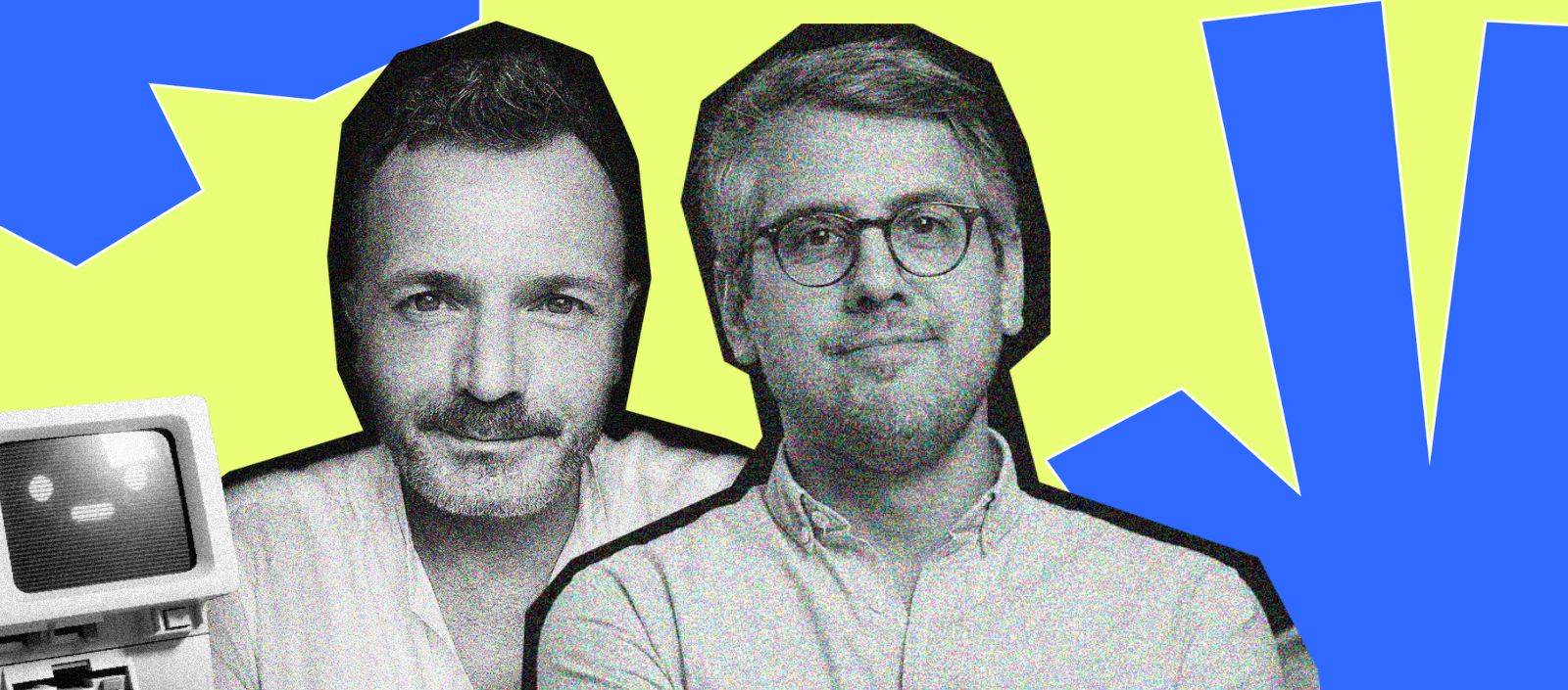 Anthony Pichel, CEO de Ludotech, et Benoît Raphaël, journaliste IA