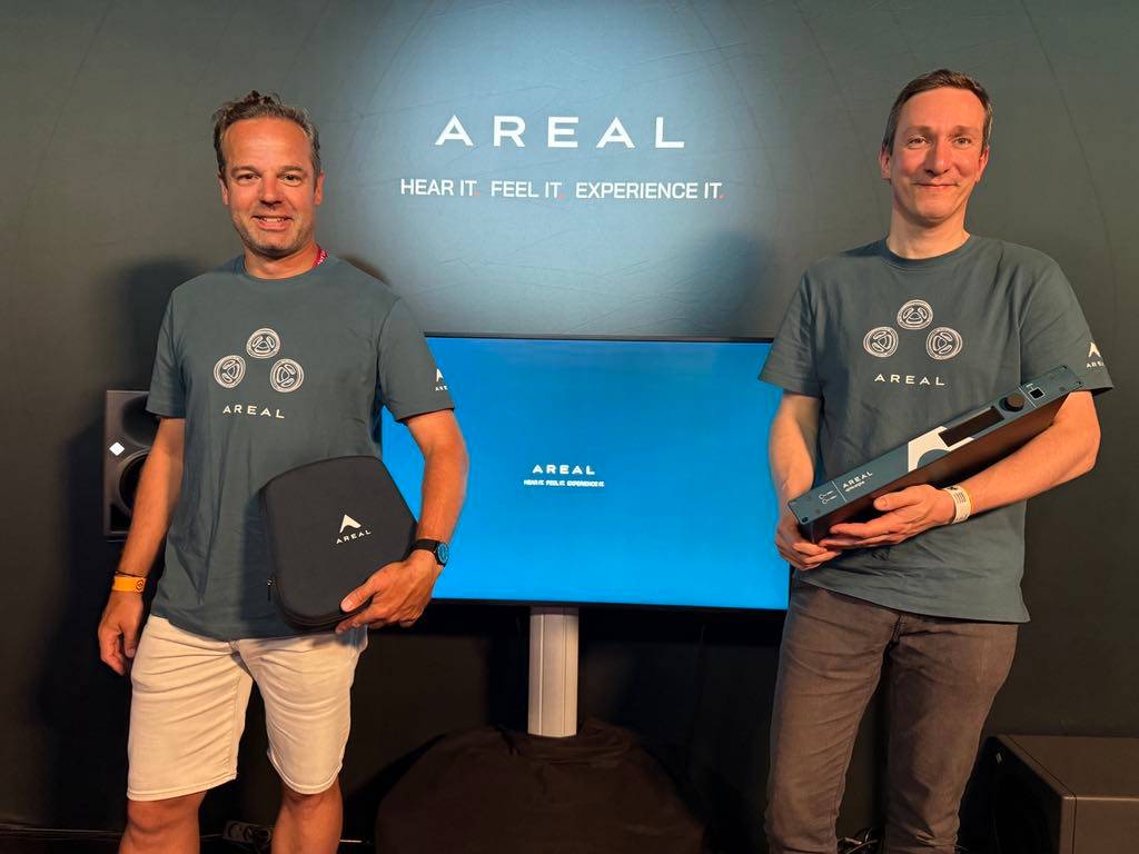 Jurgen Nuytemans, co-fondateur d’Areal et à la tête du pôle R&D de Tomorrowland, et Kristof Jeuris, directeur commercial d'Areal.