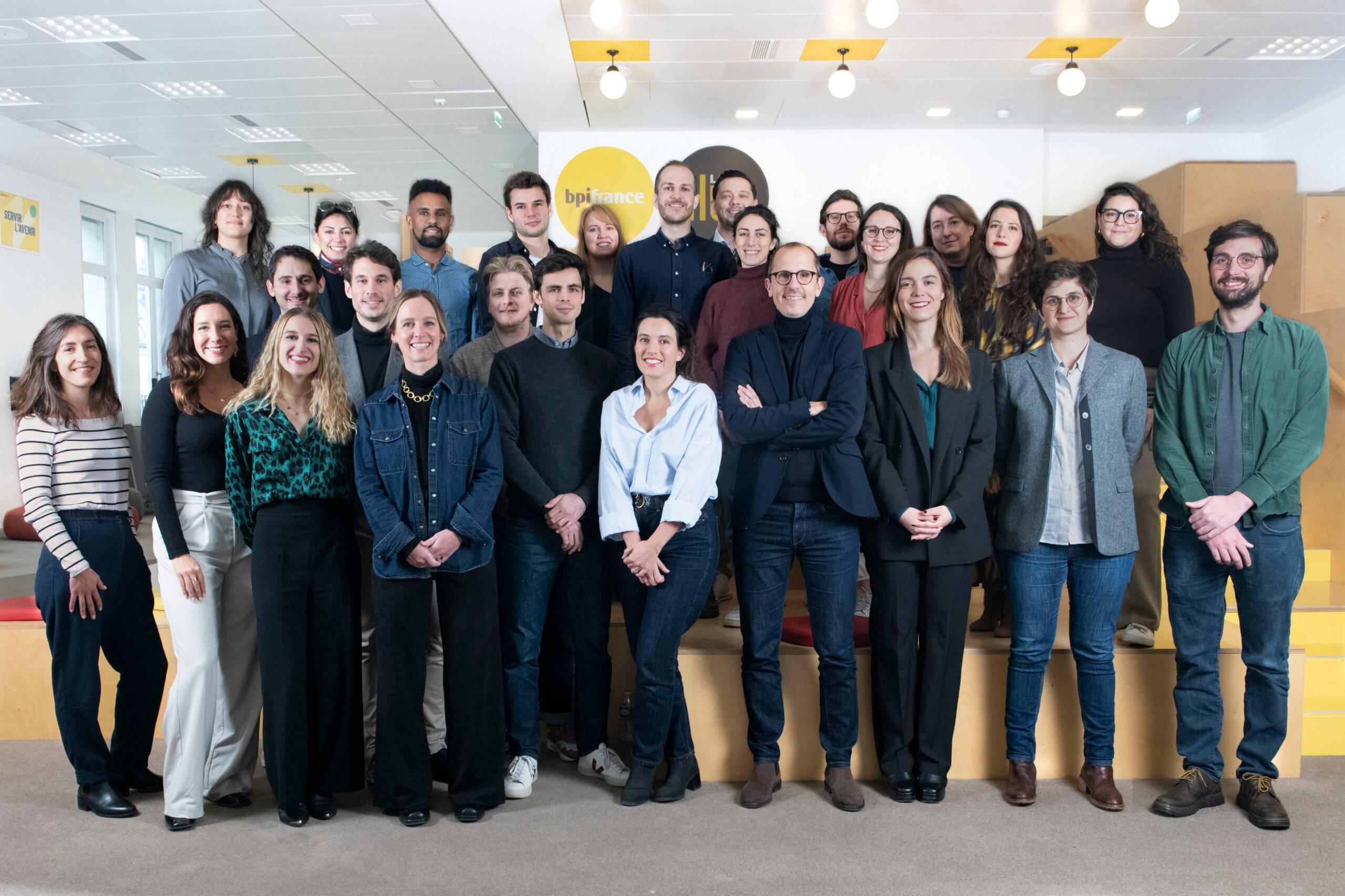 L'équipe du Hub de Bpifrance, dirigée par Benoit Roblin.