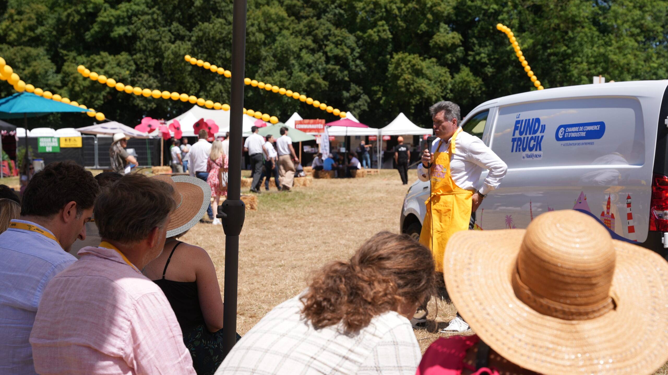 L'étape normande du Fundtruck s'est tenue dans le cadre du Festival des entrepreneurs, près de Caen.