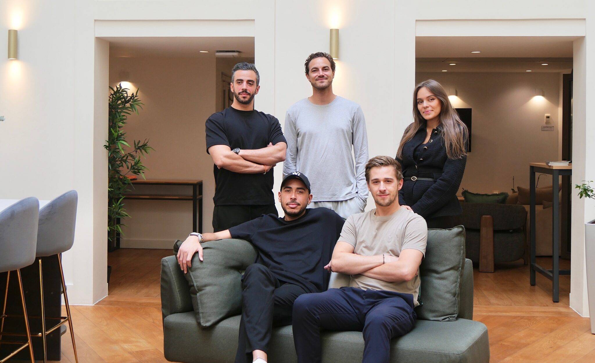 L'équipe de OnParty.Crédits : Albane Society