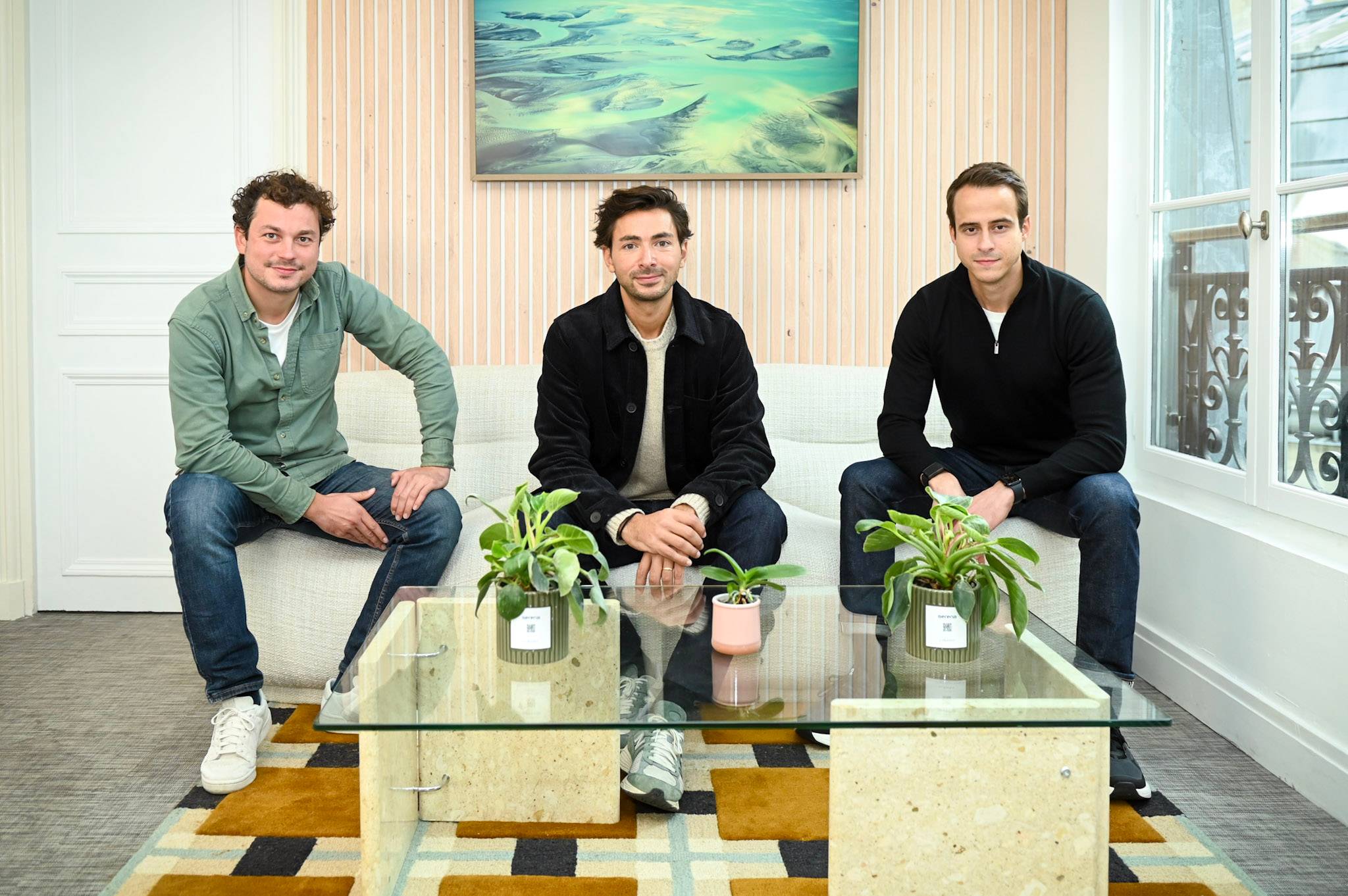 Sébastien Le Roy, Olivier Martret et Paul Moriou, associés chez Serena.