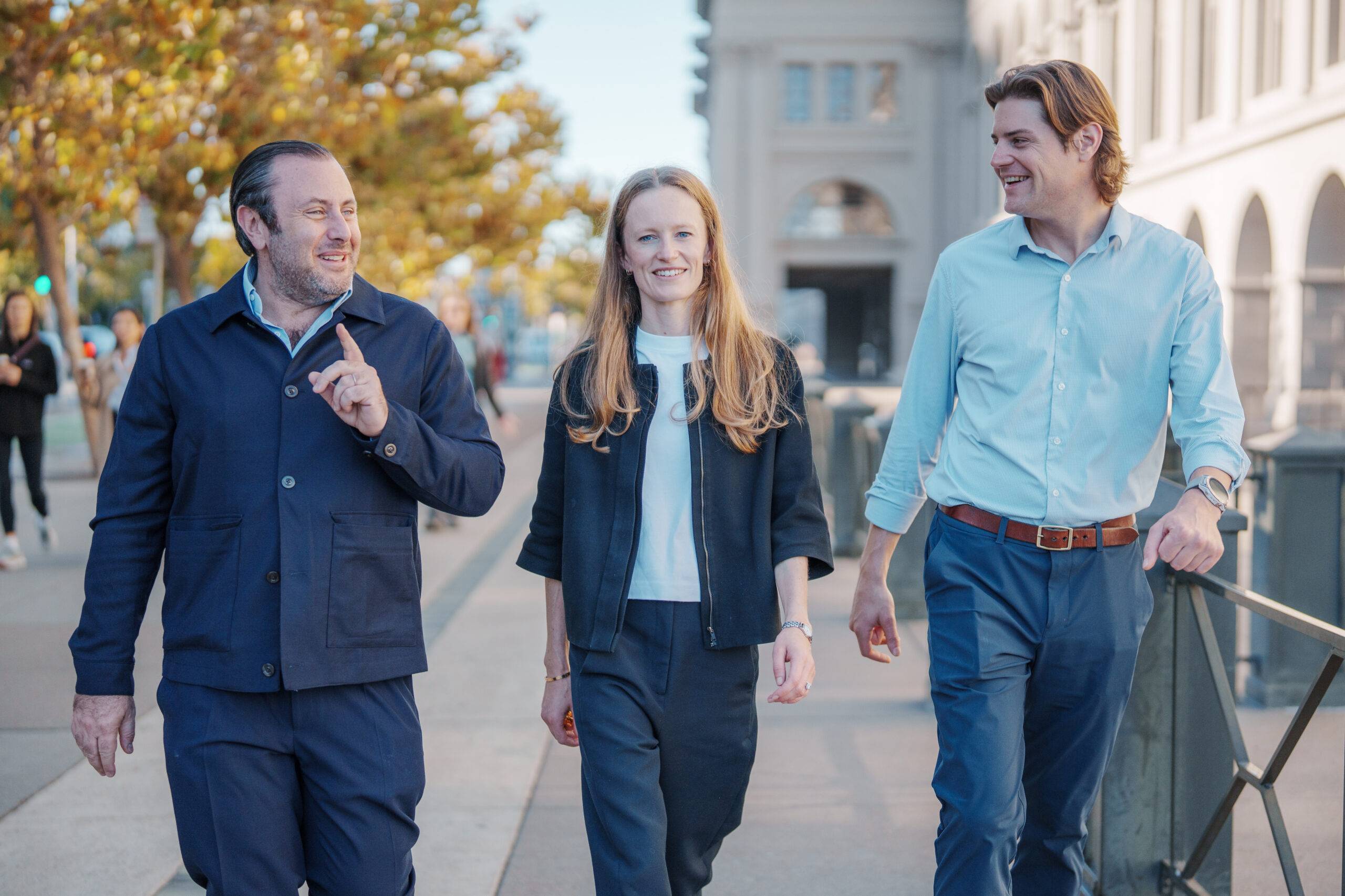 Marc Menasé, Founding Partner de Founders Future, avec Dulcie fforde et Jonathan Karlson.